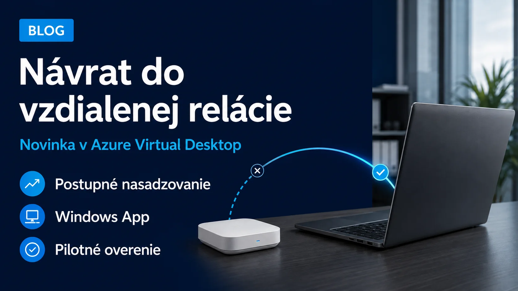 Editorial cover with Slovak session recovery text, a laptop and a Wi-Fi device.